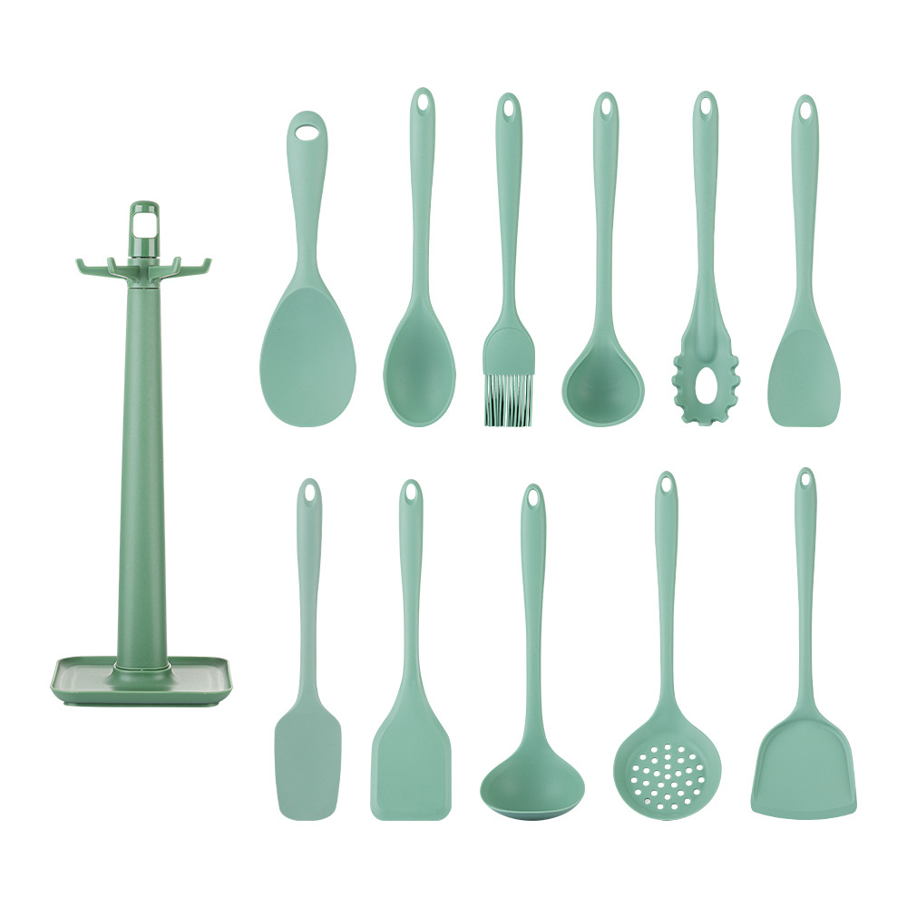 Kitchen Utensils Scraper Spoon Brush Shovel Multi-functional Cooking Silicone Spatula Baking Set Kitchen Accessories